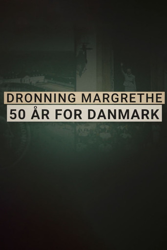Queen Margaret II - 50 years for Denmark poster