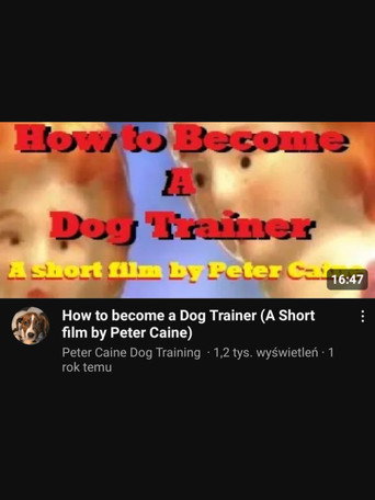 Movie poster for How to become a Dog Trainer