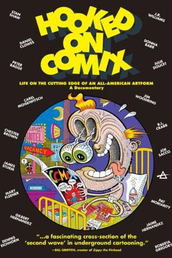 Movie poster for Hooked on Comix - Volume 1 - Life On The Cutting Edge Of An All-American Artform (1994)