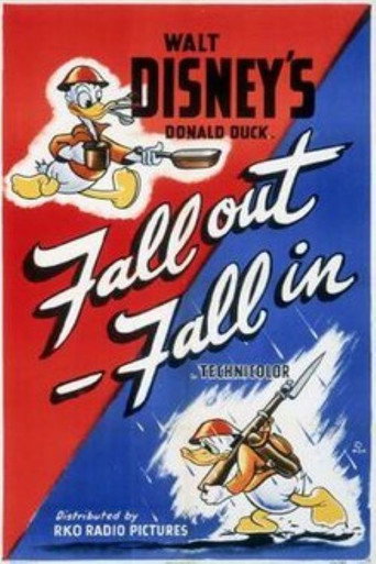 Movie poster for Fall Out - Fall In (1943)