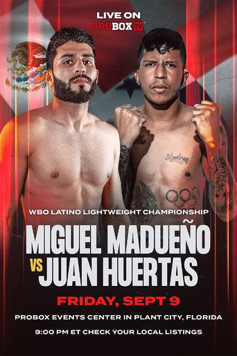 Movie poster for Juan Huertas vs. Miguel Madueno (2022)