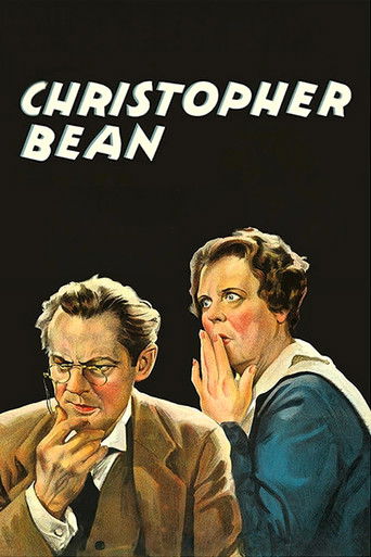 Christopher Bean poster