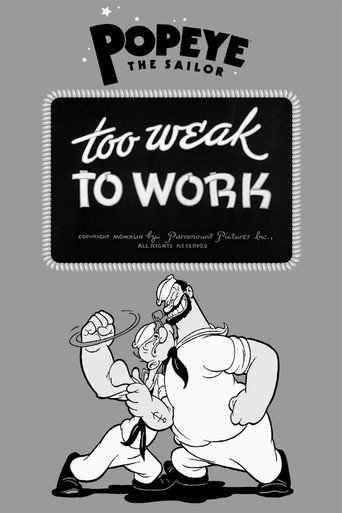 Movie poster for Too Weak to Work (1943)