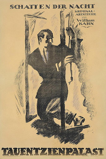 Movie poster for Schatten der Nacht. Der Fall Duif (1918)