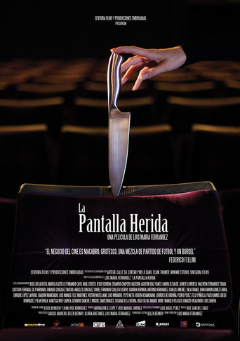 La pantalla herida poster
