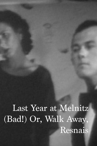 Movie poster for Last year at Melnitz (Bad!) or, walk away, Resnais (1984)