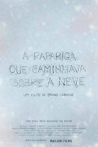 Movie poster for The Girl who walked on snow (2024)