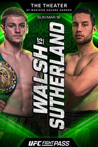 Movie poster for Callum Walsh vs. Dean Sutherland (2025)