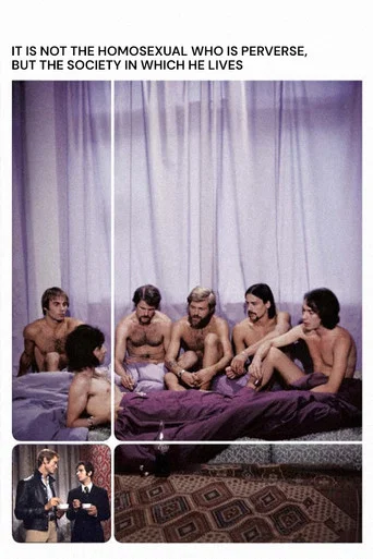 Movie poster for It Is Not the Homosexual Who Is Perverse, But the Society in Which He Lives (1971)