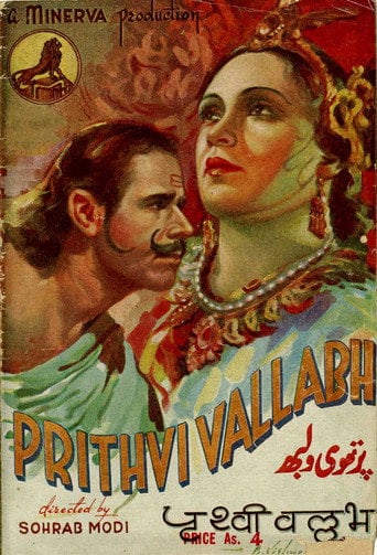 Movie poster for Prithvi Vallabh (1943)