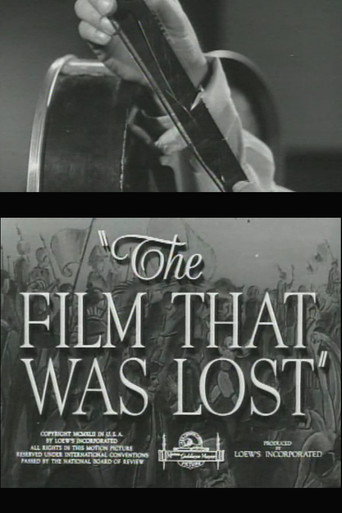 Movie poster for The Film That Was Lost (1942)
