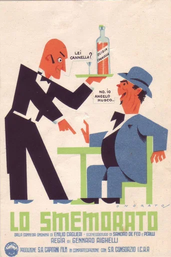 Movie poster for Lo Smemorato (1936)