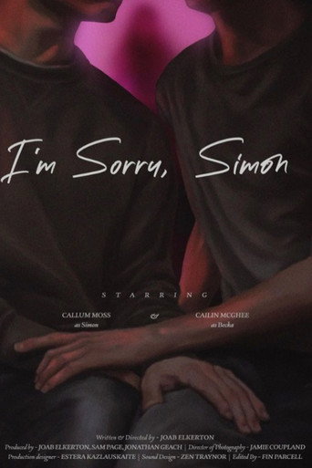 Movie poster for I'm Sorry Simon (2024)