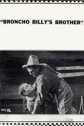 Movie poster for Broncho Billy's Brother (1915)