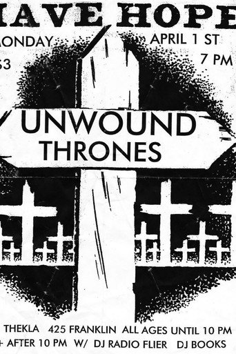 Movie poster for Unwound: Last Show in Thekla, Olympia, Washington 2002 (2002)