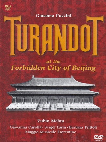 Movie poster for Puccini: Turandot at the Forbidden City of Beijing (1999)