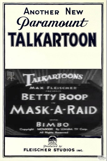 Movie poster for Mask-A-Raid (1931)