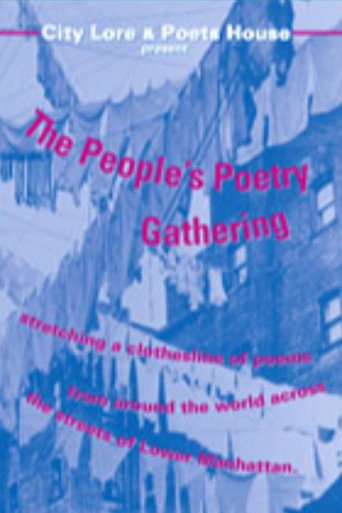 Movie poster for The People’s Poetry Gathering (1999)