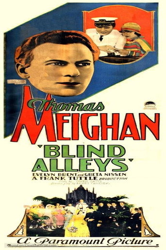 Movie poster for Blind Alleys (1927)
