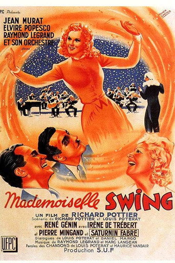 Movie poster for Mademoiselle Swing (1942)