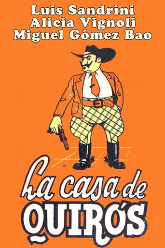 Movie poster for La casa de Quirós (1937)