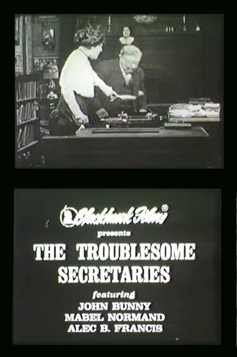 Movie poster for Troublesome Secretaries (1911)