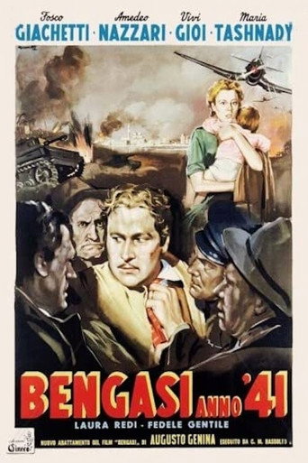 Movie poster for Bengasi (1942)