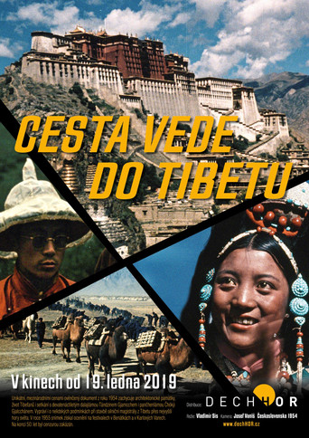 Movie poster for The Road Leads to Tibet (1956)