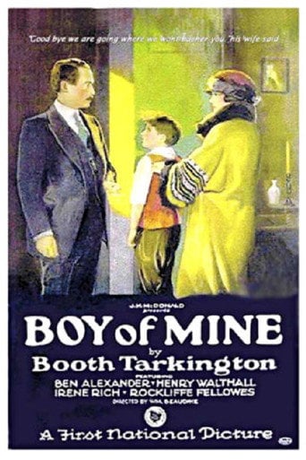 Movie poster for Boy of Mine (1923)