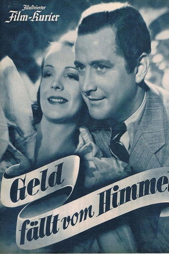 Geld fällt vom Himmel poster
