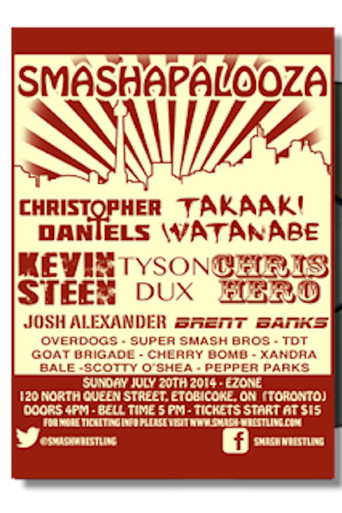 Movie poster for Smash Wrestling Smashapalooza 2014 (2014)
