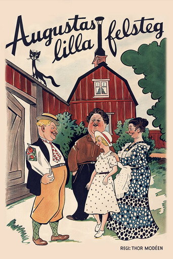 Movie poster for Augustas lilla felsteg (1933)