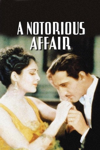 Movie poster for A Notorious Affair (1930)