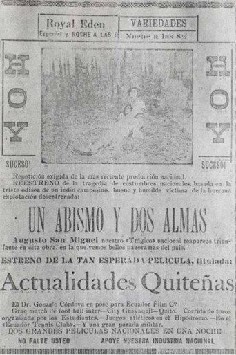 Movie poster for Un Abismo y Dos Almas (1925)