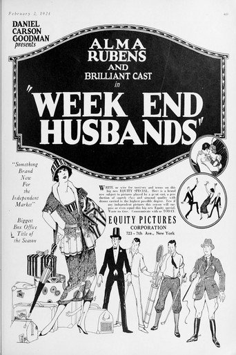 Movie poster for Week End Husbands (1924)