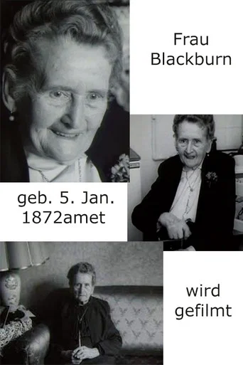 Movie poster for Frau Blackburn, geb. 5. Jan. 1872, wird gefilmt (1967)