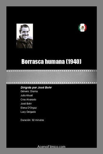 Movie poster for Borrasca humana (1940)