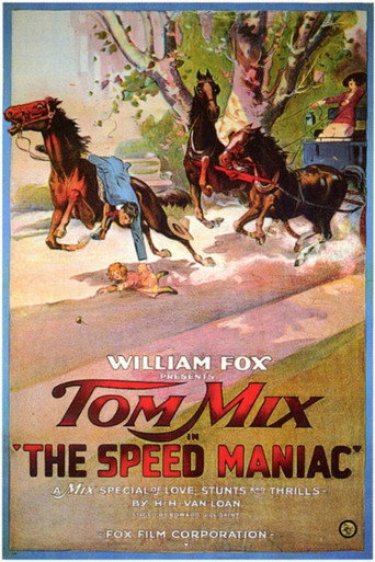 Movie poster for The Speed Maniac (1919)