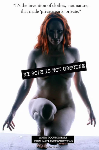 Movie poster for My Body Is Not Obscene (2021)