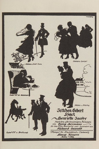 Movie poster for Jettchen Geberts Geschichte. 2. Henriette Jacoby (1918)