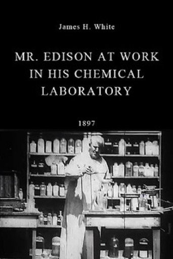Movie poster for Mr. Edison at Work in His Chemical Laboratory (1897)