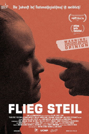 Flieg steil poster