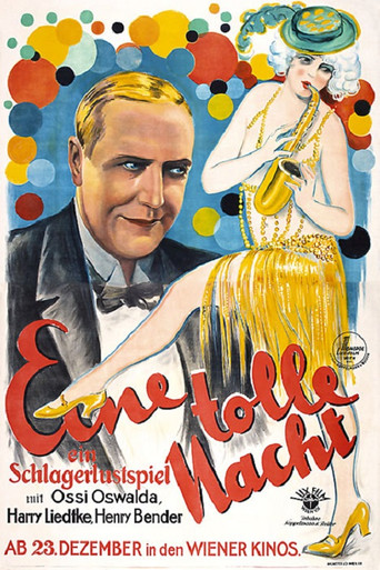 Movie poster for A Crazy Night (1927)