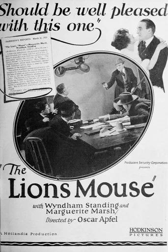 Movie poster for The Lion's Mouse (1923)