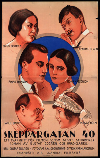 Movie poster for No. 40 Skipper Street (1925)