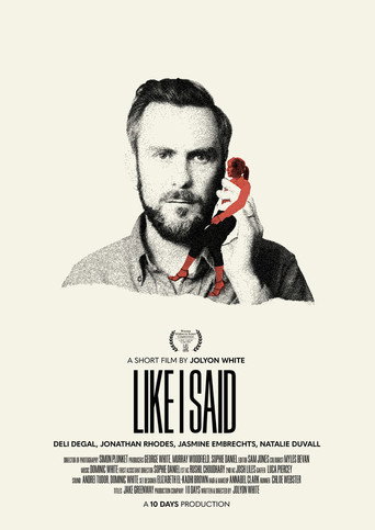 Movie poster for Like I Said (2021)
