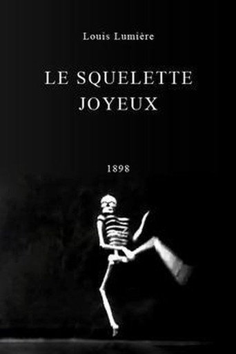 Movie poster for The Dancing Skeleton (1898)