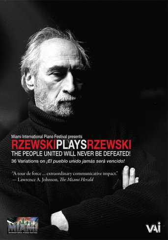 Movie poster for Rzewski Plays Rzewski (2008)