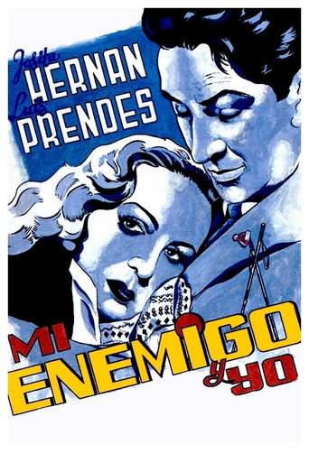Movie poster for Mi enemigo y yo (1944)