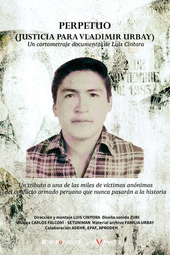 Movie poster for Perpetuo (justicia para Vladimir Urbay)